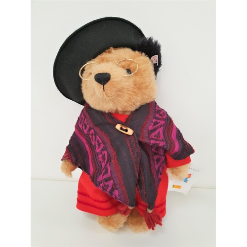 454 - LIMITED EDITION STEIFF AUNT LUCY BEAR
in mohair and wearing a dress, shawl, hat and glasses, number ... 