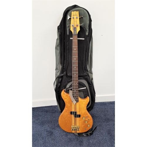 377 - WESTONE THUNDER I-A BASS GUITAR
with an elm body and rosewood neck with mother of pearl inlay, numbe... 