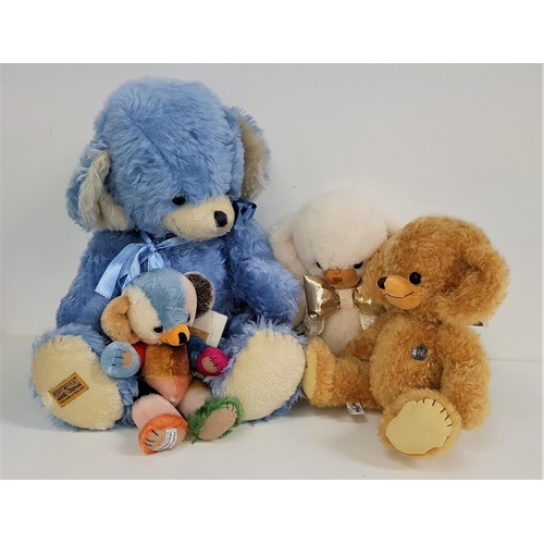 462 - FOUR LIMITED EDITION MERRYTHOUGHT MOHAIR TEDDY BEARS
comprising Cheeky Summer Sky, 28 of 125 (60cm h... 