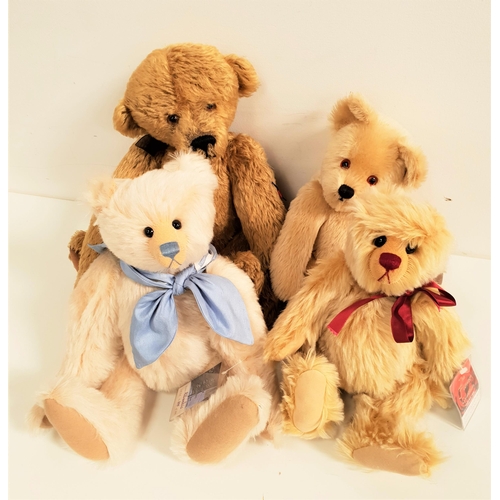 475 - FOUR PLUSH TEDDY BEARS
comprising two Limited edition Cotswold bears - Atlantis from the Sailor Coll... 