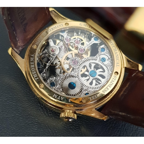 120 - THEOREMA SKELETON WRISTWATCH
model GM-102, with mechanical movement