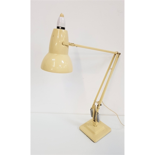 341 - HERBERT TERRY & SONS ANGLEPOISE LAMP
in cream and raised on a square stepped base