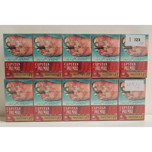 223 - 400 CAPSTAN BY PALL MALL CIGARETTES 
Note: You must be over the age of 18 to bid on this lot.