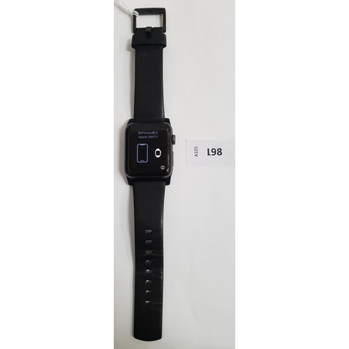 198 - APPLE WATCH SERIES 3 - A1859
42mm case. Apple Account locked.
Note: It is the buyer's responsibility... 