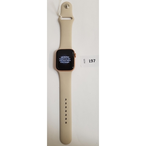 197 - APPLEWATCH SE SMARTWATCH - 40MM CASE- A2351
apple account locked 
Note: It is the buyer's responsibi... 