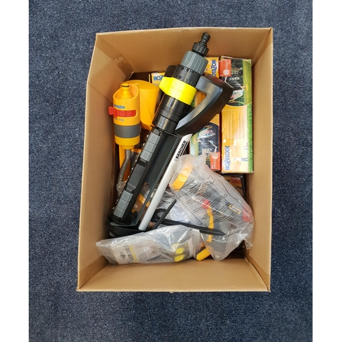 78 - SELECTION OF HOZELOCK ATTACHMENTS ACCESSORIES AND SPRINKLERS
some boxed, including a Hozelock Pro ga... 