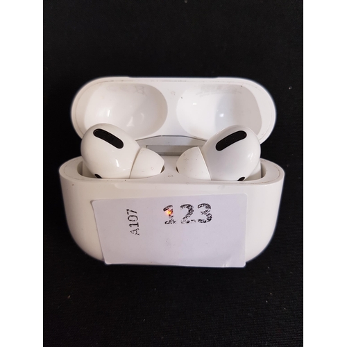 123 - PAIR OF APPLE AIRPODS PRO
in AirPods MagSafe charging case