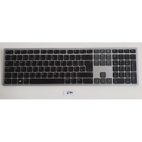 270 - DELL PREMIER MULTI DEVICE WIRELESS KEYBOARD 
model KB7221W