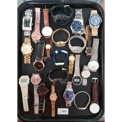 52 - SELECTION OF LADIES AND GENTLEMEN'S WRISTWATCHES
including G-Shock, Casio, Laura Ashley, Emporio Arm... 