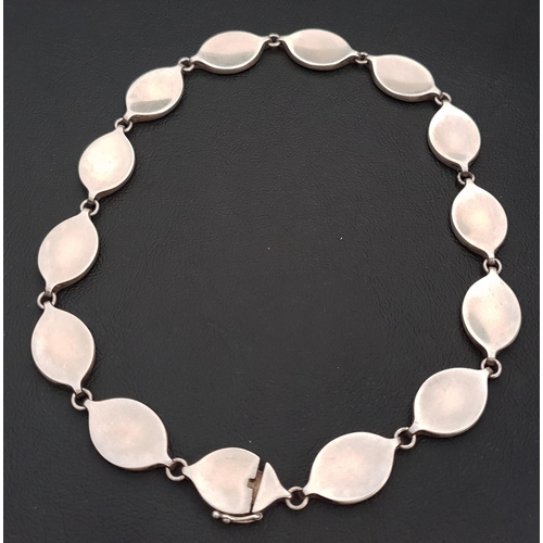 236 - DANISH SILVER GEORG JENSEN NECKLACE
numbered 171 designed by Flemming Eskildsen, approximately 37.5c... 