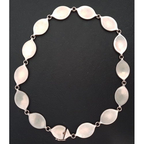 236 - DANISH SILVER GEORG JENSEN NECKLACE
numbered 171 designed by Flemming Eskildsen, approximately 37.5c... 