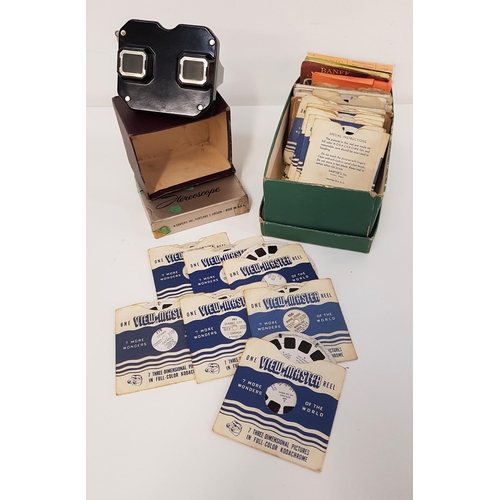 375 - VINTAGE CHILDREN'S STEREOSCOPE VIEW MASTER
boxed, together with thirty one view cards