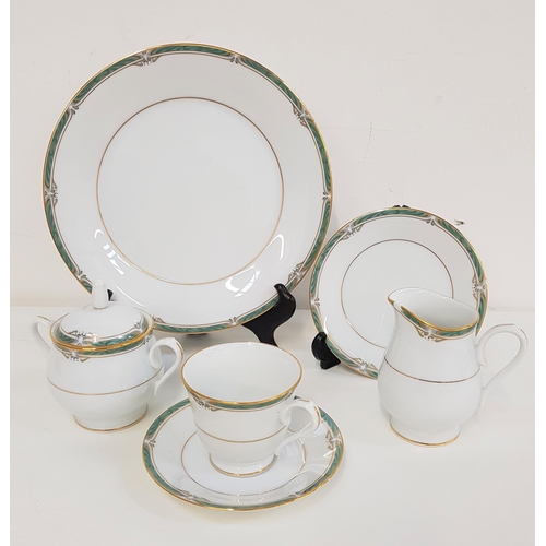 308 - NORITAKE GLENABBEY PART COFFEE SERVICE
comprising six cups and saucers, six side plates, sandwich pl... 