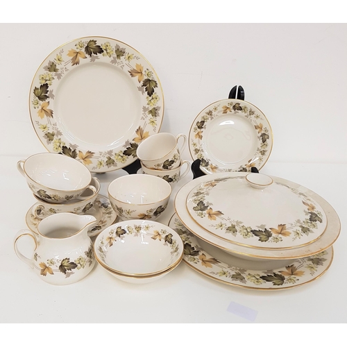 316 - ROYAL DOULTON LARCHMONT DINNER SERVICE
comprising six soup bowls, six dinner plates, twelve side pla... 