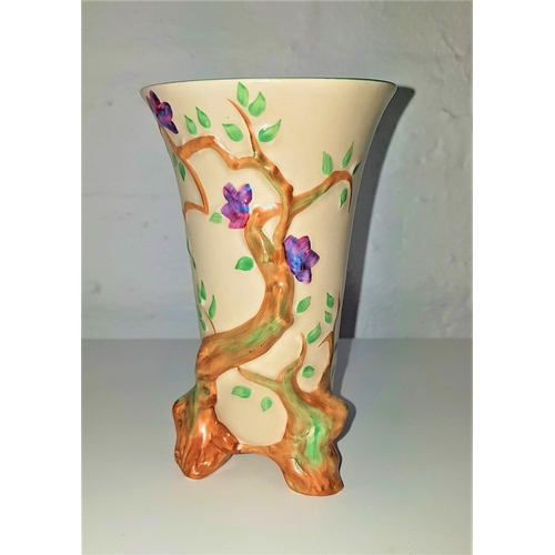 266 - CLARICE CLIFF VASE
decorated in the cherry tree pattern, 16cm high