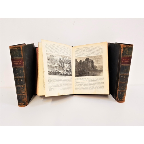 471 - BRITISH BATTLES ON LAND AND SEA
by James Grant, three volumes with leather and gilt spines (3)