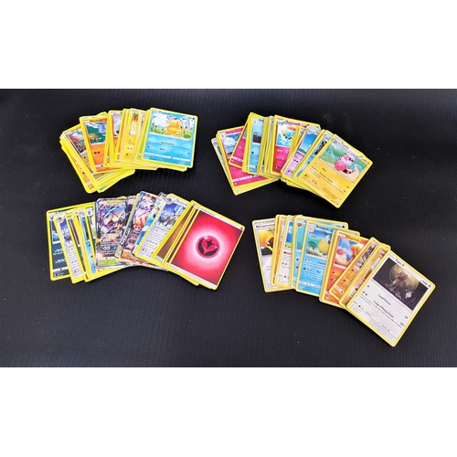 337 - SELECTION OF PLAIN AND HOLOGRAPHIC COMMON, UNCOMMON AND RARE POKEMON CARDS
including GX, EX, and BRE... 