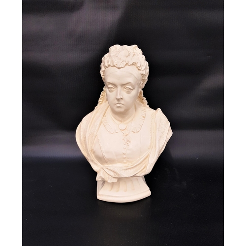 359 - QUEEN VICTORIA RESIN BUST
impressed Victoria to the back, 34.5cm high