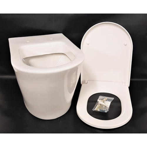 649 - NEW AND UNUSED VICTORIA PLUM WHITE TOILET
the Arc Back To Wall WC Pan, together with the Arc Manhatt... 