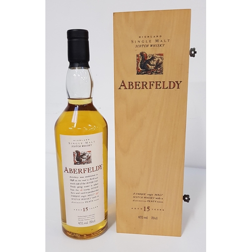 458 - ABERFELDY 15 YEAR OLD HIGHLAND SINGLE MALT SCOTCH WHISKY
from the Flora and Fauna series, an earlier... 