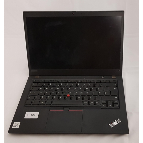 102 - LENOVO THINKPAD T14 GEN 1 LAPTOP 
Intel(R) Core(TM) i5 at 1.6 GHz; memory support DDR4-2666; serial ... 