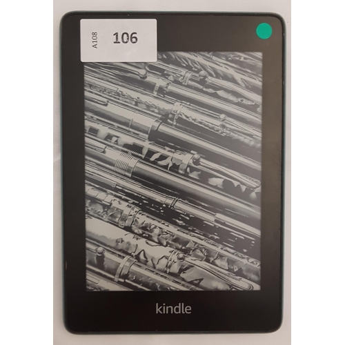 106 - AMAZON KINDLE PAPERWHITE 4 TWILIGHT BLUE 10TH GENERATION E-READER
serial number G001GT03018504E2
Not... 