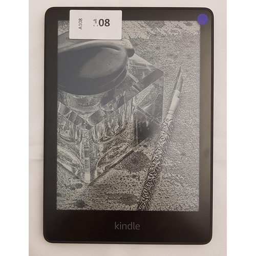 108 - AMAZON KINDLE PAPERWHITE 5 11TH GENERATION E-READER
serial number: G001 PX11 2205 09SU
Note: It is t... 