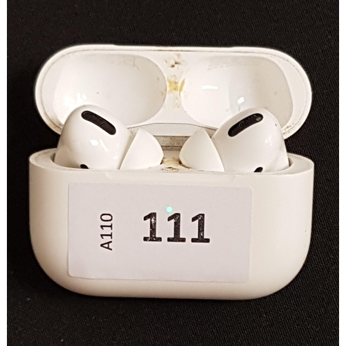 111 - PAIR OF APPLE AIRPODS PRO
in AirPods Pro charging case