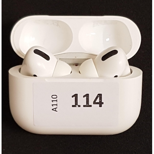 114 - PAIR OF APPLE AIRPODS PRO
in AirPods Pro charging case