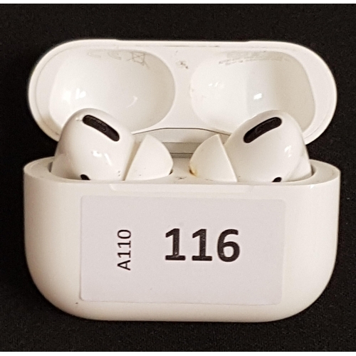 116 - PAIR OF APPLE AIRPODS PRO 
in MagSafe Charging case for AirPods Pro