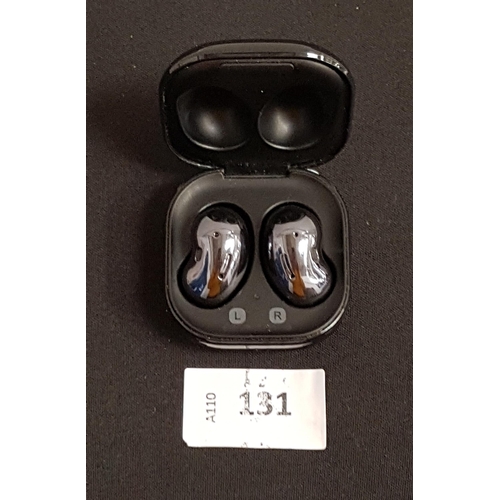 131 - PAIR OF SAMSUNG EARBUDS
in charging case, model SM-R180