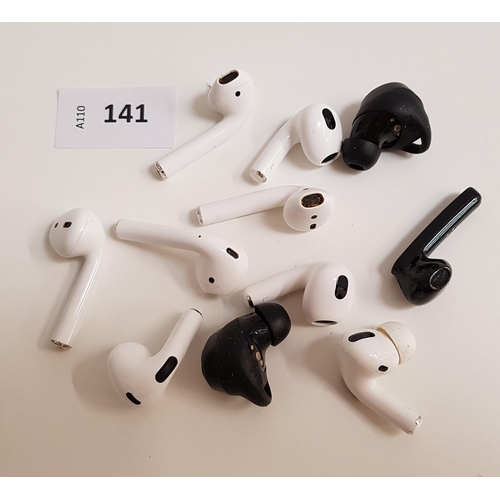 141 - ELECTION OF LOOSE EARBUDS
including Apple AirPods (11)