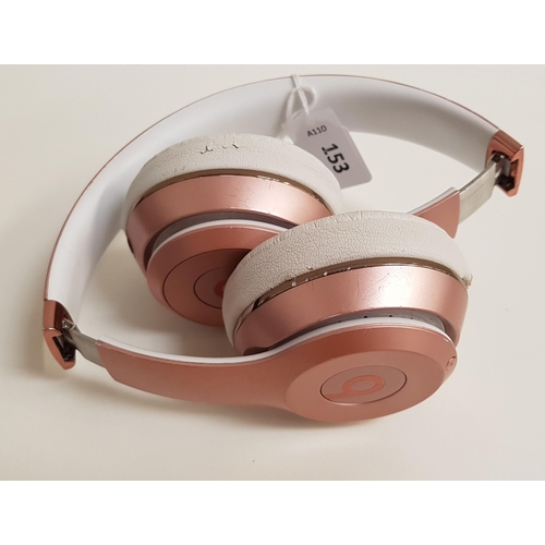 153 - PAIR OF BEATS SOLO 3 ON-EAR HEADPHONES