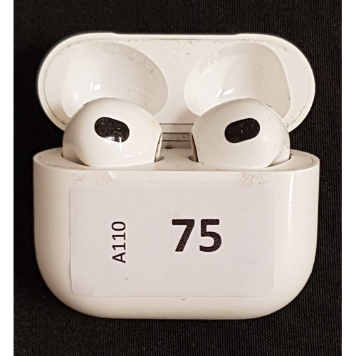 75 - PAIR OF APPLE AIRPODS 3rd GENERATION
in MagSafe Charging case