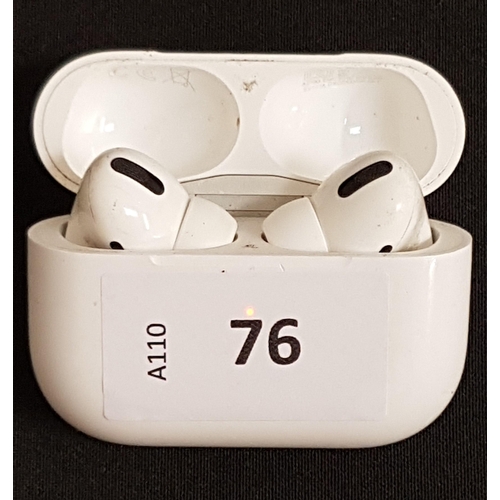 76 - PAIR OF APPLE AIRPODS PRO
in AirPods Pro charging case