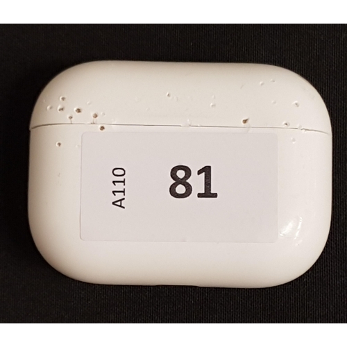 81 - APPLE AIRPODS PRO CHARGING CASE
with some dents and damage