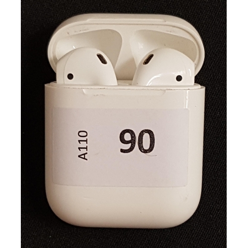 90 - PAIR OF APPLE AIRPODS 2ND GENERATION
in Lightning charging case