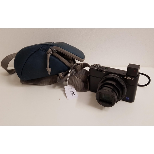 172 - SONY CYBERSHOT RX100 VI CAMERA
with case