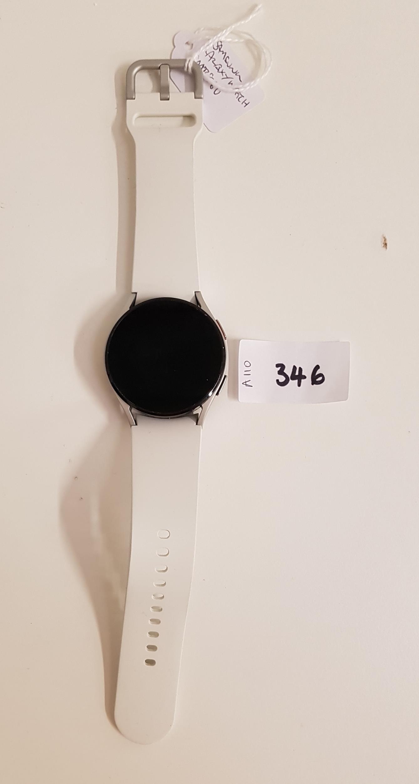 SAMSUNG GALAXY WATCH 4 model SMR860; S/N RFAT138H5GK Note It is the