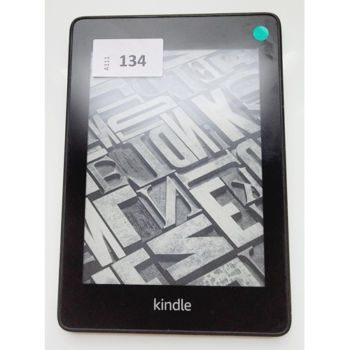 134 - AMAZON KINDLE PAPERWHITE 4 10TH GENERATION E-READER
serial number G000 PP13 0214 02D8
Note: It is th... 