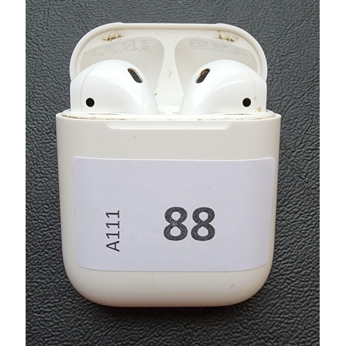 88 - PAIR OF APPLE AIRPODS 2ND GENERATION
in Lightning charging case