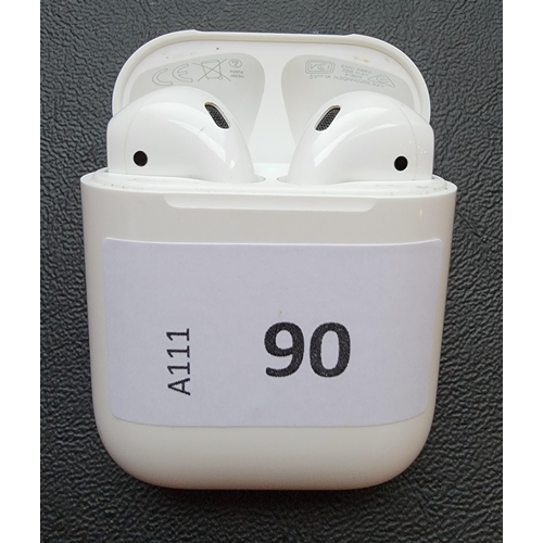 90 - PAIR OF APPLE AIRPODS 2ND GENERATION
in Lightning charging case