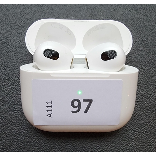 97 - PAIR OF APPLE AIRPODS 3rd GENERATION
in MagSafe Charging case