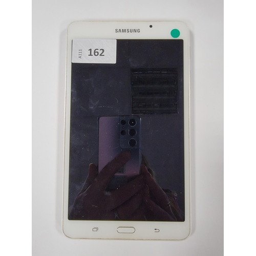 162 - SAMSUNG GALAXY TAB A6
model: SM-T280; serial number: R52JB0G2PHT; Google account locked
Note: It is ... 