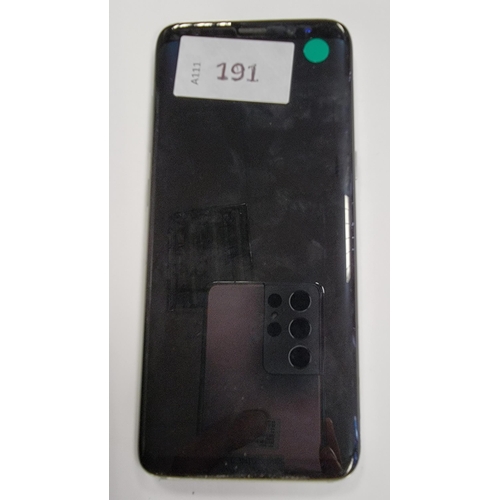 191 - SAMSUNG GALAXY S8
model SM-G950F; IMEI: 359040087089556; S/N: RF8J90VCTTZ; Google account locked. 
N... 