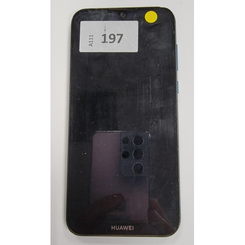 197 - HUAWEI Y5 
model AMN-LX9; IMEI: 865066046209776; Google account locked. 
Note: It is the buyer's res... 