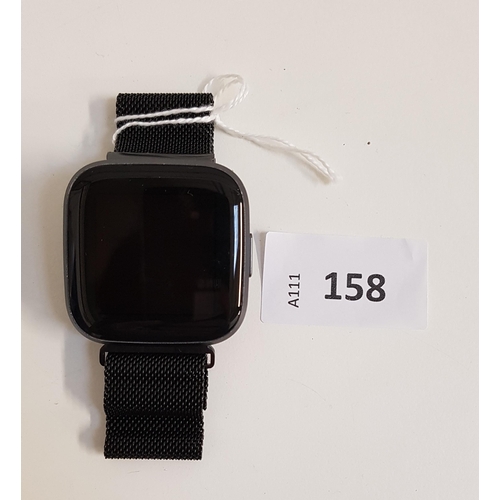 158 - FIRBIT VERSA 2 SMARTWATCH
model FB507
Note: It is the buyer's responsibility to make all necessary c... 