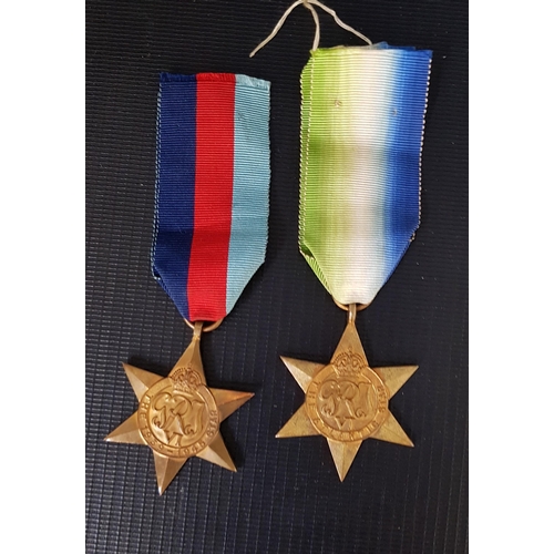 385 - TWO WWII MEDALS
The 1939-1945 Star and The Atlantic Star, both with ribbons (2)