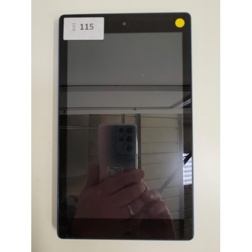 115 - AMAZON KINDLE FIRE HD 8 7th GENERATION
serial number G090 MK07 7503 0DTF
Note: It is the buyer's res... 