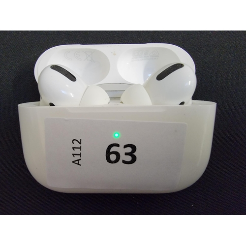 63 - PAIR OF APPLE AIRPODS PRO
in AirPods Pro charging case